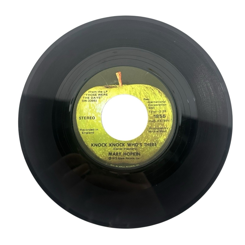 Mary Hopkin Knock Knock Who's There International 7" 45 Apple Records 1855 1972